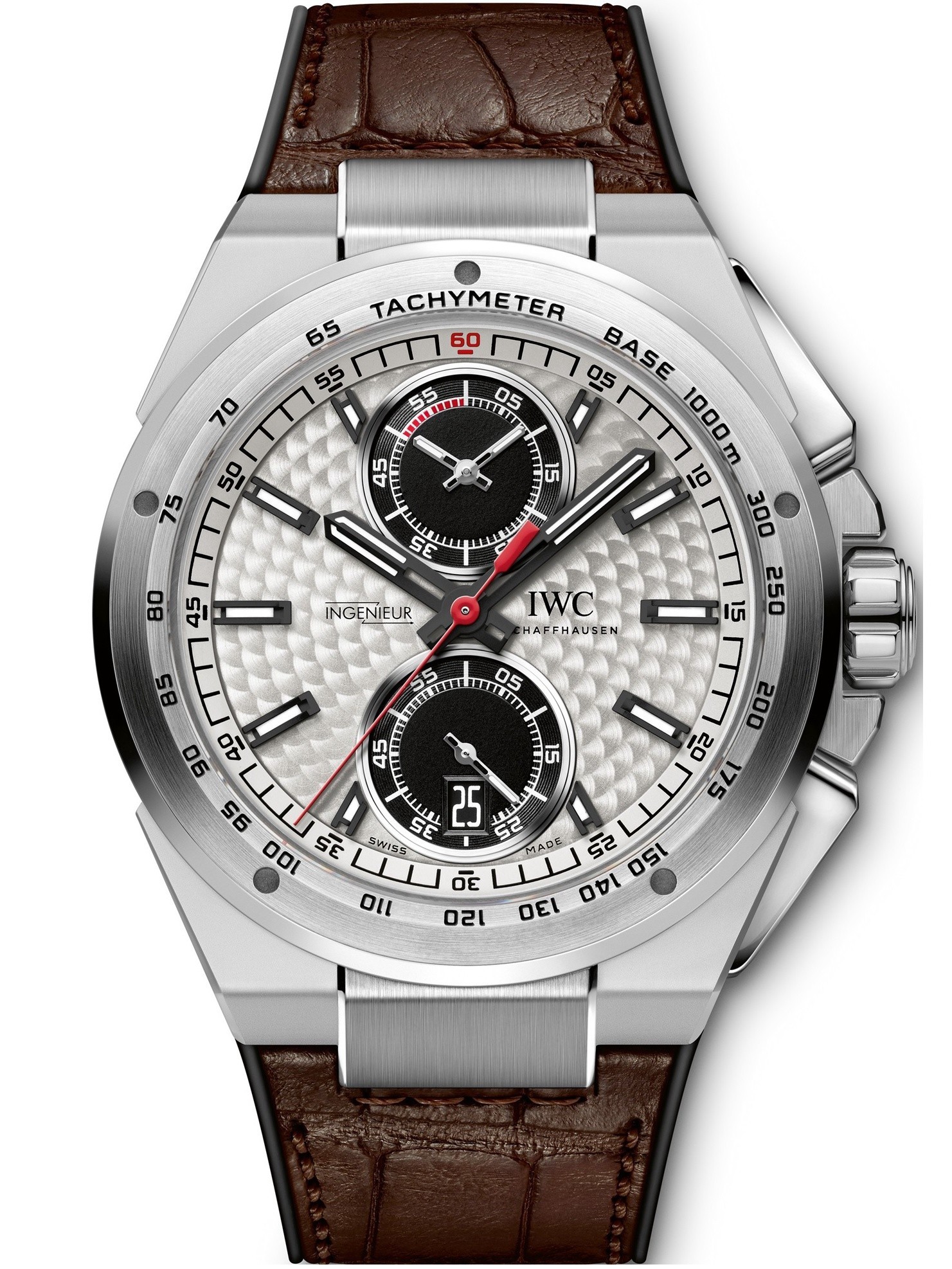 AAA Replica IWC Ingenieur Chronograph Silberfeil 45mm Mens Watch IW378505